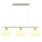 Bruine retro hanglamp metaal, Stoffel