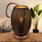 Zwarte moderne tafellamp metaal, Bilboa