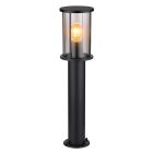 Zwarte moderne buitenlamp rvs, Kors, IP54