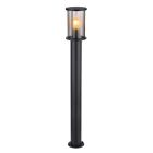 Zwarte moderne buitenlamp rvs, Kors, IP54