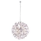 Design hanglamp Teake, chroom, metaal