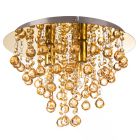 Gouden design plafondlamp metaal, Luus
