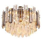 Chromen design plafondlamp acryl, Payam