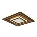 Zwarte design plafondlamp metaal, Wietze, 24W, 3000K LED
