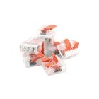 Lasklem 3-Gats 4mm, hersluitbaar, per 10 verpakt