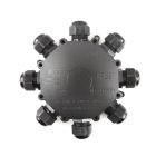 Waterdichte ronde 8-weg kabelkoppeling, met Wago plug binnenin, IP68