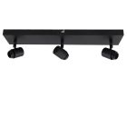 Aluminium plafondfitting zwart, Rika