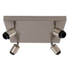 Aluminium plafondfitting zilver, Rika