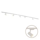 3M wit 1-fase railverlichting systeem + 5 Elena railspots