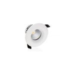 Witte downlight Rexe, dimbaar, wit licht (4000K), 9W