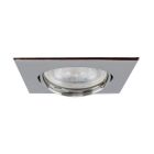 Chroom inbouwspot Meco, kantelbaar