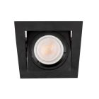 Moderne inbouwspot Filo, zwart