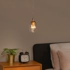 Transparante hanglamp modern, Berliane, 4W, 2700K LED
