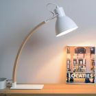 Design bureaulamp Curf, Wit