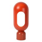 Oranje tafellamp modern, Barris, met schakelaar