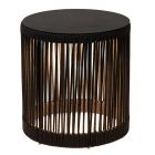 Zwarte oplaadbare vloerlamp modern, Pingi, 3W, 3000K LED, IP44, 3-staps dimbaar