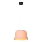 Roze hanglamp vintage, Woolly