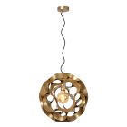 Gouden hanglamp modern, Hannelore