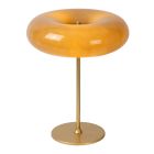 Taupe tafellamp retro, Sentino, met schakelaar