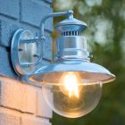 Moderne buitenlamp Figo - lantaarn zink