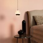 Zwarte hanglamp modern, Sentubal, 6,3W, 2700K LED