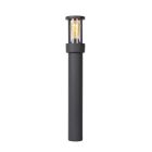Antraciete staande buitenlamp met schemersensor modern, Lori, IP44