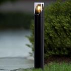 Zwarte klassieke buitenlamp, Norman, aluminium, IP65