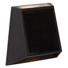 Zwarte buiten wandlamp op zonne-energie modern, Luton, 1W, 2700K LED, IP54