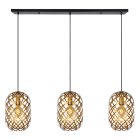 Gouden hanglamp modern, Wolfram