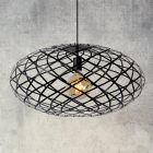 Moderne hanglamp Wolfram, Zwart