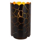 Zwarte tafellamp modern, Almelo, met schakelaar