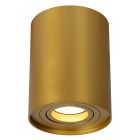 Gouden opbouwspot Tube, aluminium