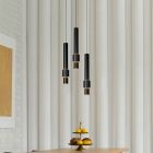 Zwarte hanglamp modern, Margary, 4W, 2700K LED