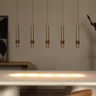 Bruine hanglamp modern, Margary, 4,2W, 2700K LED