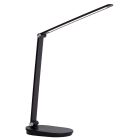 Zwarte bureaulamp modern, Aldwin, 8W, warm tot koud wit verstelbare LED, met touchdimmer