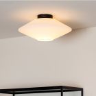 Witte plafonnière modern, Trevor