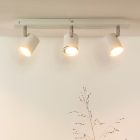 Moderne Rilou plafondlamp, 3 richtbare spotjes