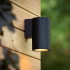 Zwarte wandspot modern, Volantis, IP54