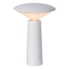 Witte buiten tafellamp modern, Jive, 4W, warm tot koud wit verstelbare LED, IP44, met schakelaar