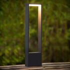Antraciete buitenlamp Goa, aluminium, 6,5w warm wit licht