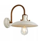 Landelijke wandlamp Romer, Beige