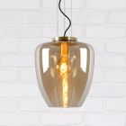 Amberkleurige hanglamp modern, Florien