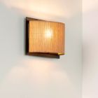 Bruine wandlamp Magius, rotan
