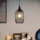 Retro hanglamp Mesh, Zwart