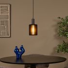 Zwarte hanglamp modern, Lambres