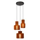 Bruine hanglamp modern, Rollo