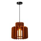 Bruine hanglamp modern, Rollo