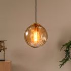 Amberkleurige hanglamp retro, Monsaraz