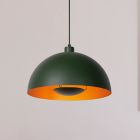 Groene moderne hanglamp, Siemon, metaal