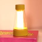 Gele oplaadbare buiten tafellamp modern, Lorali, 1,2W, 2700K LED, IP44, met touchdimmer